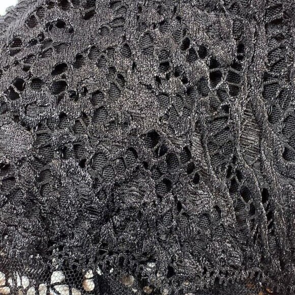 Savage X Fenty Alien animal Unlined Lace Plunge Bra Black Size 36DDD - Picture 7 of 10